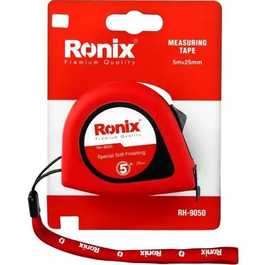 متر دستی رونیکس مدل RH-9050 سایز ۵ متری روکش‌دار