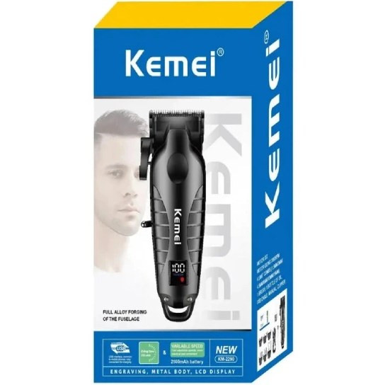 ماشین اصلاح کیمی مدل KM2290 با تیغه استیل ضد زنگ و برش مستقیم