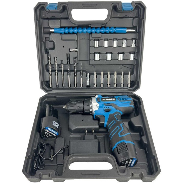 مجموعه 28 عددی پیچ گوشتی شارژی ویوارکس مدل VR12V-2A