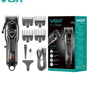 ماشین اصلاح وی جی آر مدل V-051 با تیغه تیتانیوم و ضد آب