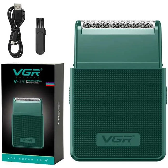 ماشین اصلاح وی جی آر مدل V-376 با تکنولوژی برش مستقیم و استیل ضد زنگ