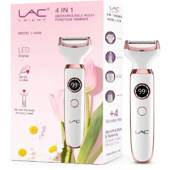 اپیلاتور لایچی مدل L6006 ۴ کاره و شارژی