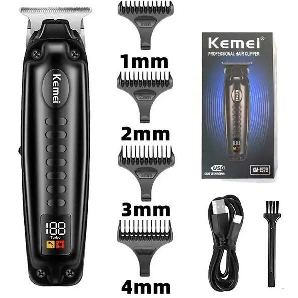 ماشین اصلاح کیمی مدل KM-1578 با تکنولوژی برش مستقیم و ضد آب