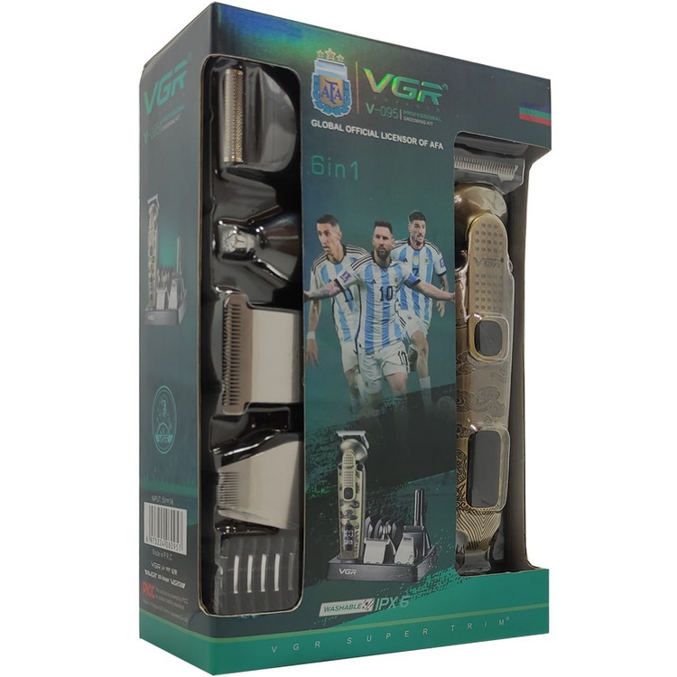 ماشین اصلاح وی جی آر مدل V-095 با تکنولوژی برش مستقیم و ضد آب