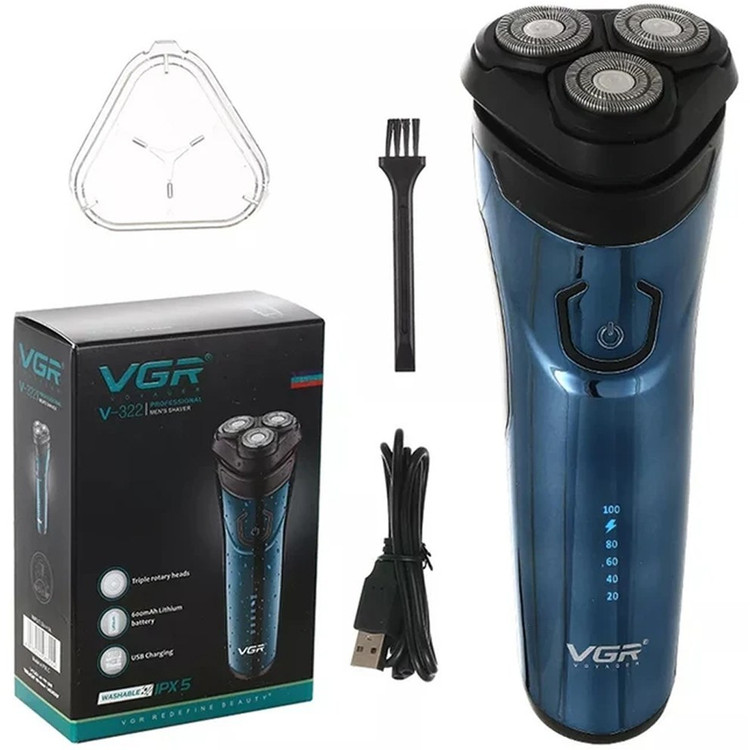ماشین اصلاح وی جی آر مدل V-322 با برش چرخشی و ضد آب