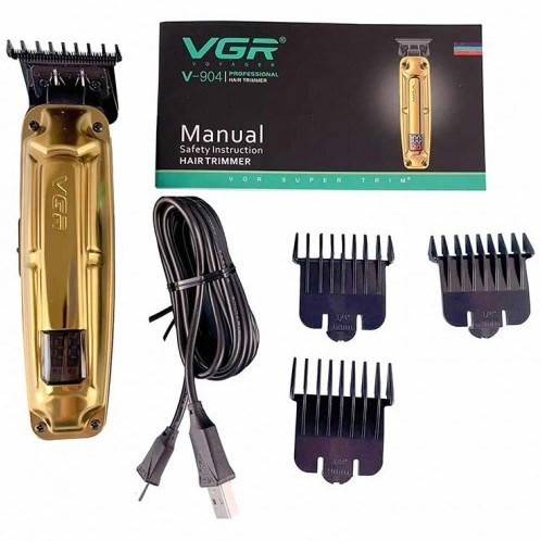 ماشین اصلاح وی جی آر مدل V-904 با تکنولوژی برش مستقیم و استیل ضد زنگ