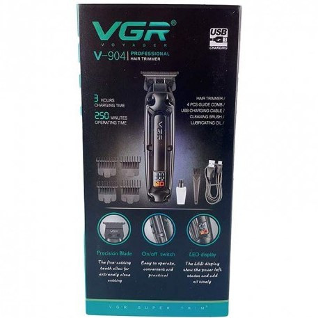 ماشین اصلاح وی جی آر مدل V-904 با تکنولوژی برش مستقیم و استیل ضد زنگ